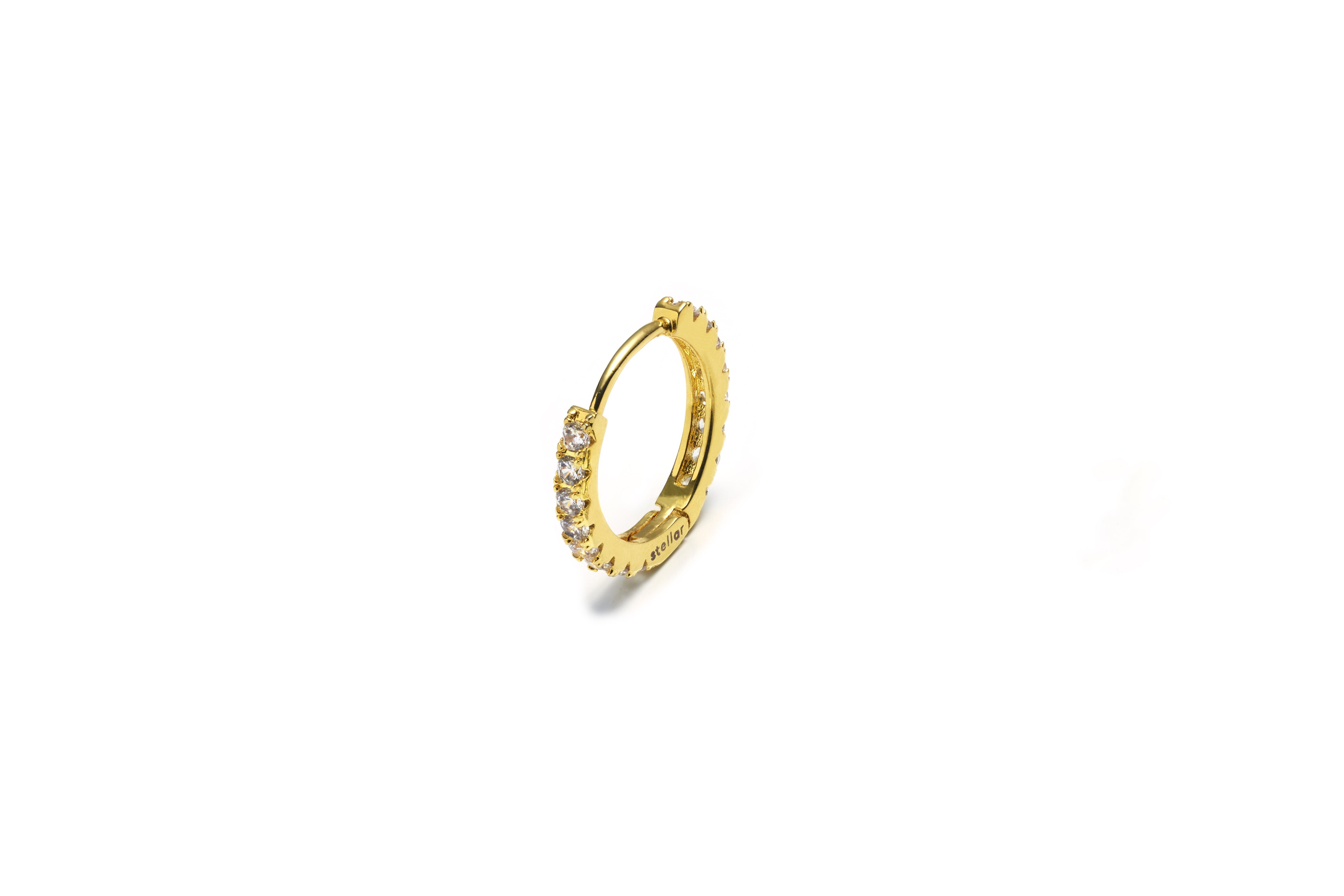 ★MISSOMA★ INTERSTELLAR STAR STUDDED MEDIUM HOOP EARRINGS MISSOMA Interstellar Star Studded Medium Hoop Earrings in
